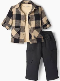 Boys Casual T-shirt Trouser (Red)